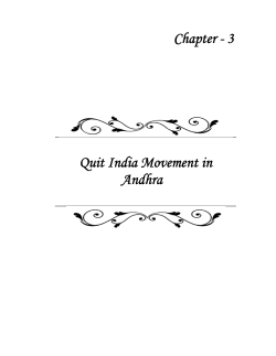 Chapter - 3 Quit India Movement in Andhra