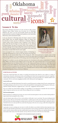 Lesson 4: Te Ata - Newspapers in Education