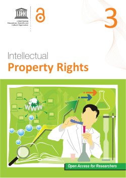 Intellectual property rights - UNESDOC