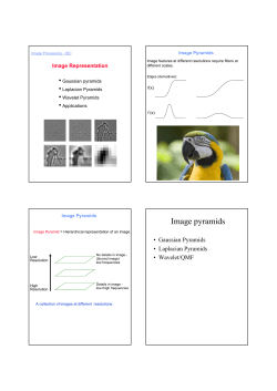 Image pyramids