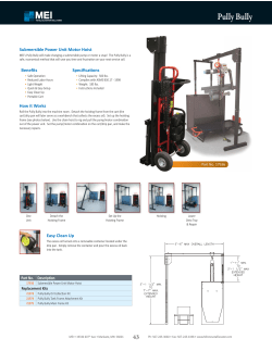 Pully Bully - MEI - Total Elevator Solutions