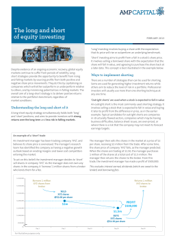 The long and short of equity investing