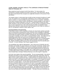 Notes on Hurka - UCSD Philosophy