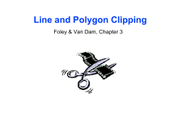 Line and Polygon Clipping