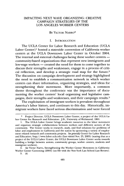 IMPACTING NEXT WAVE ORGANIZING