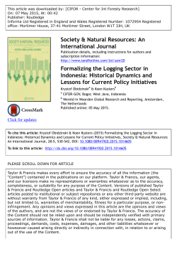 English 0.3 MB - Center for International Forestry Research