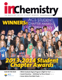 In Chemistry - November/December 2014