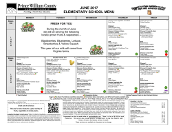 may 2017 elementary school menu