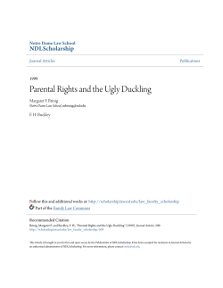 Parental Rights and the Ugly Duckling