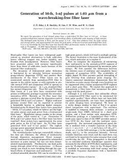Generation of 50-fs, 5-nJ pulses at 1.03 mm from a wave