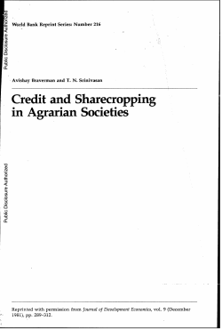 26 pages - World bank documents