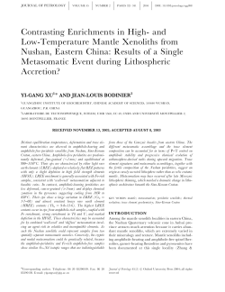 Contrasting Enrichments in High- and Low