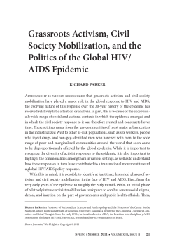 AIDS Epidemic - Brown University