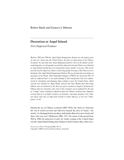 Detention at Angel Island