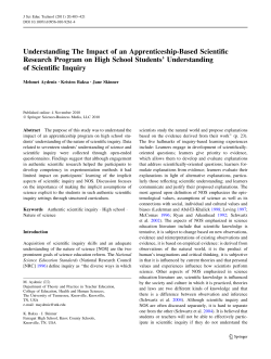 Understanding The Impact of an Apprenticeship