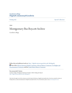 Montgomery Bus Boycott Archive