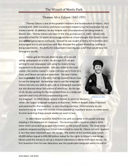 The Wizard of Menlo Park