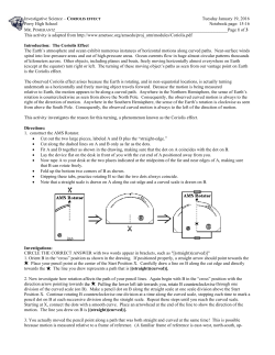 INVESTIGATIVE SCIENCE