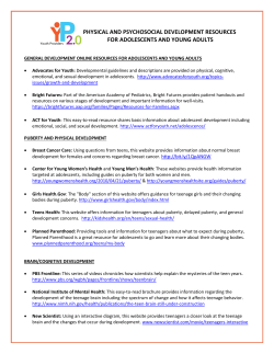print the PDF - Society for Adolescent Health and Medicine