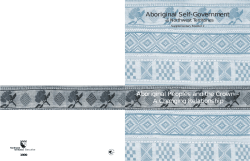 Aboriginal Peoples and the Crown