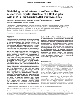 Stabilizing contributions of sulfur