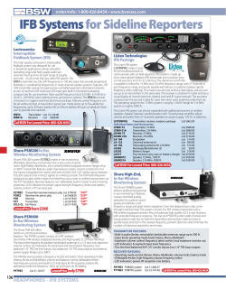 order/info - Broadcast Supply Worldwide