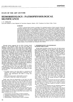 hemorheology: pathophysiological significance