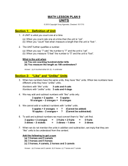 Units - WordPress.com