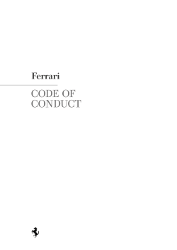 Code of Conduct - Ferrari Corporate