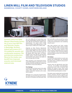 Linen MiLL FiLM and TeLevision sTudios