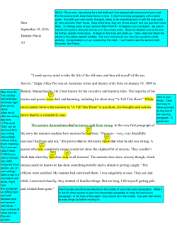 Sara September 19, 2016 Heather Placie A1 “I made