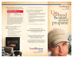 Propane Safety - Northwestern Energy