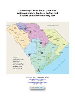Names and Communities of South Carolina`s African American