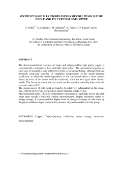 On the dynamically stored energy of cold work in pure single and