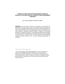 internal factors affecting procurement process of supplies