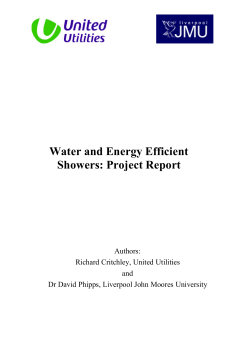 Water and Energy Efficient Showers