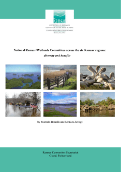 National Ramsar/Wetlands Committees across the six Ramsar