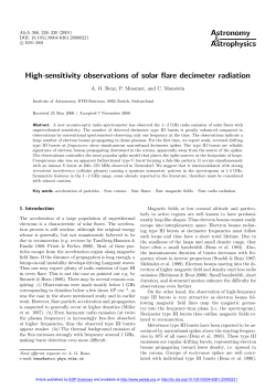 High-sensitivity observations of solar flare decimeter radiation