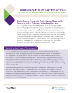 Enhancing Audit Technology Effectiveness