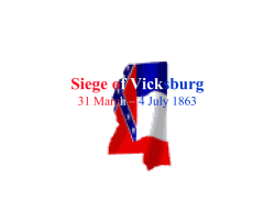 Siege of Vicksburg, MS