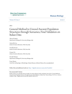 General Method to Unravel Ancient Population Structures through