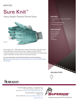 Heavy Weight Oilworks Fleeced Flannel Glove