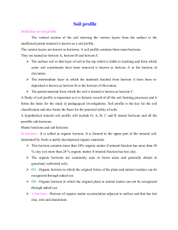 Lec 06 - Soil profile