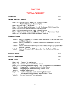 Chapter 6 - Vertical Alignment - South Dakota Department of