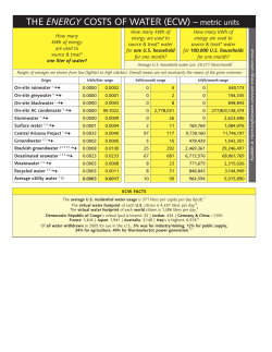 Energy costs of Water Metric COLOR 5-19