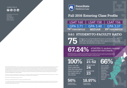 Class Profile - Dickinson Law