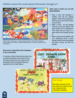 Children around the world express themselves through art