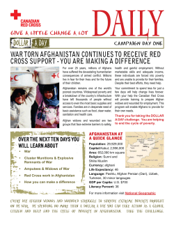 Dollar a Day - Canadian Red Cross