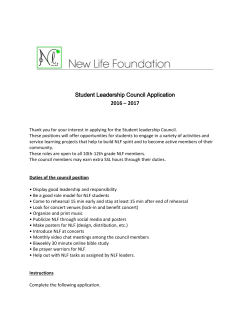 Application - New Life Foundation