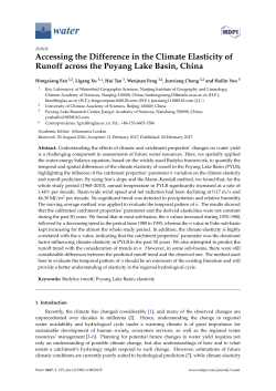 Accessing the Difference in the Climate Elasticity of Runoff across